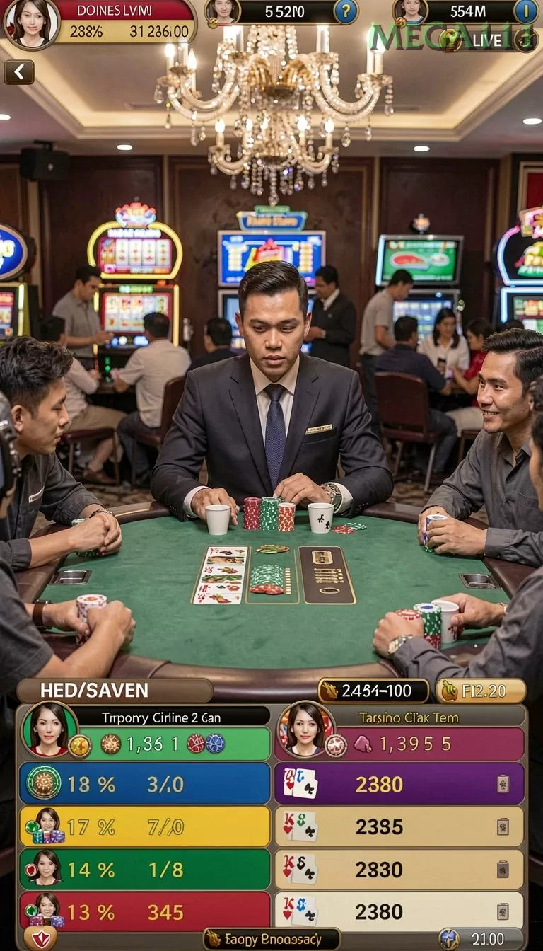 Cuplikan layar BOSWIN77 — menu navigasi